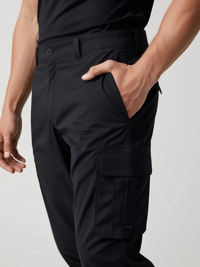 Men’s Utility Cargo Pants – Black Versatile, Durable, and On-Trend