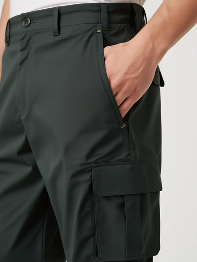 Men’s Utility Cargo Pants – Dark Green Versatile, Durable, and On-Trend