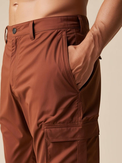 Men’s Utility Cargo Pants – Rusty Brown Versatile, Durable, and On-Trend