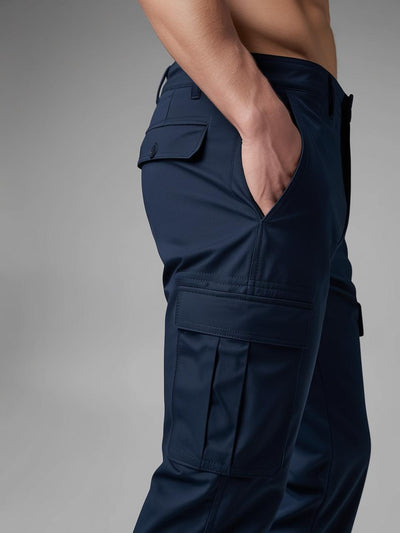 Men’s Utility Cargo Pants – Navy Blue Versatile, Durable, and On-Trend