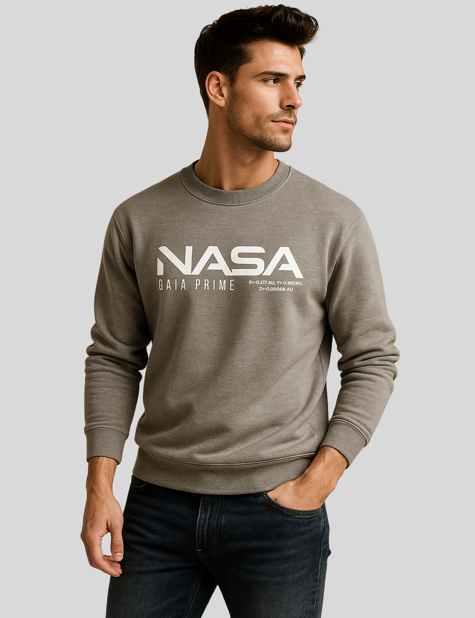 Premium Fleece Cotton Sweatshirt for light winter | NASA
