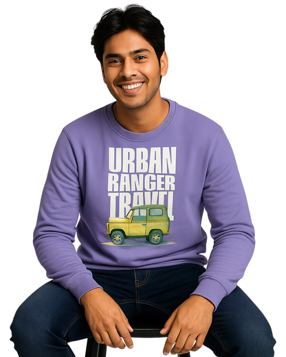 Men’s Purple Sweatshirt – Urban Traveler