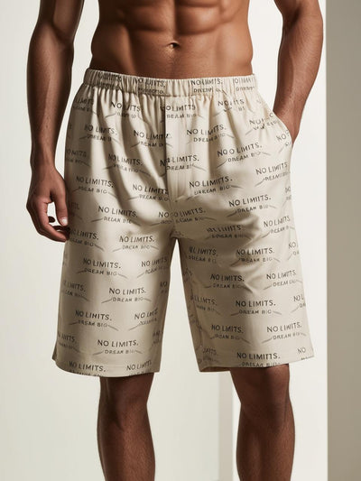 Men’s Twill Shorts – Print Pattern Lightweight, Breathable, and Stylish
