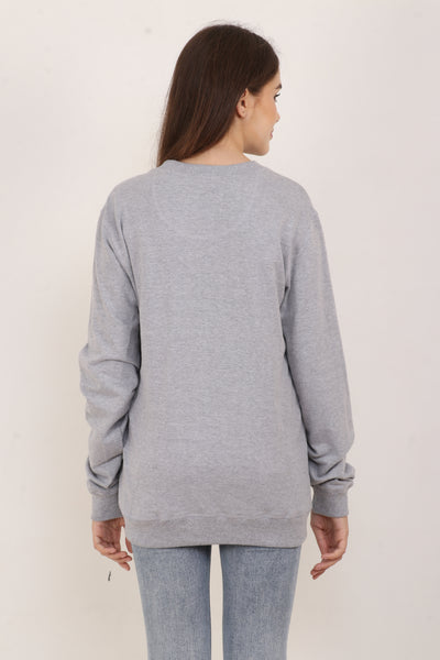 Oversized Grey Sweatshirt for Women
