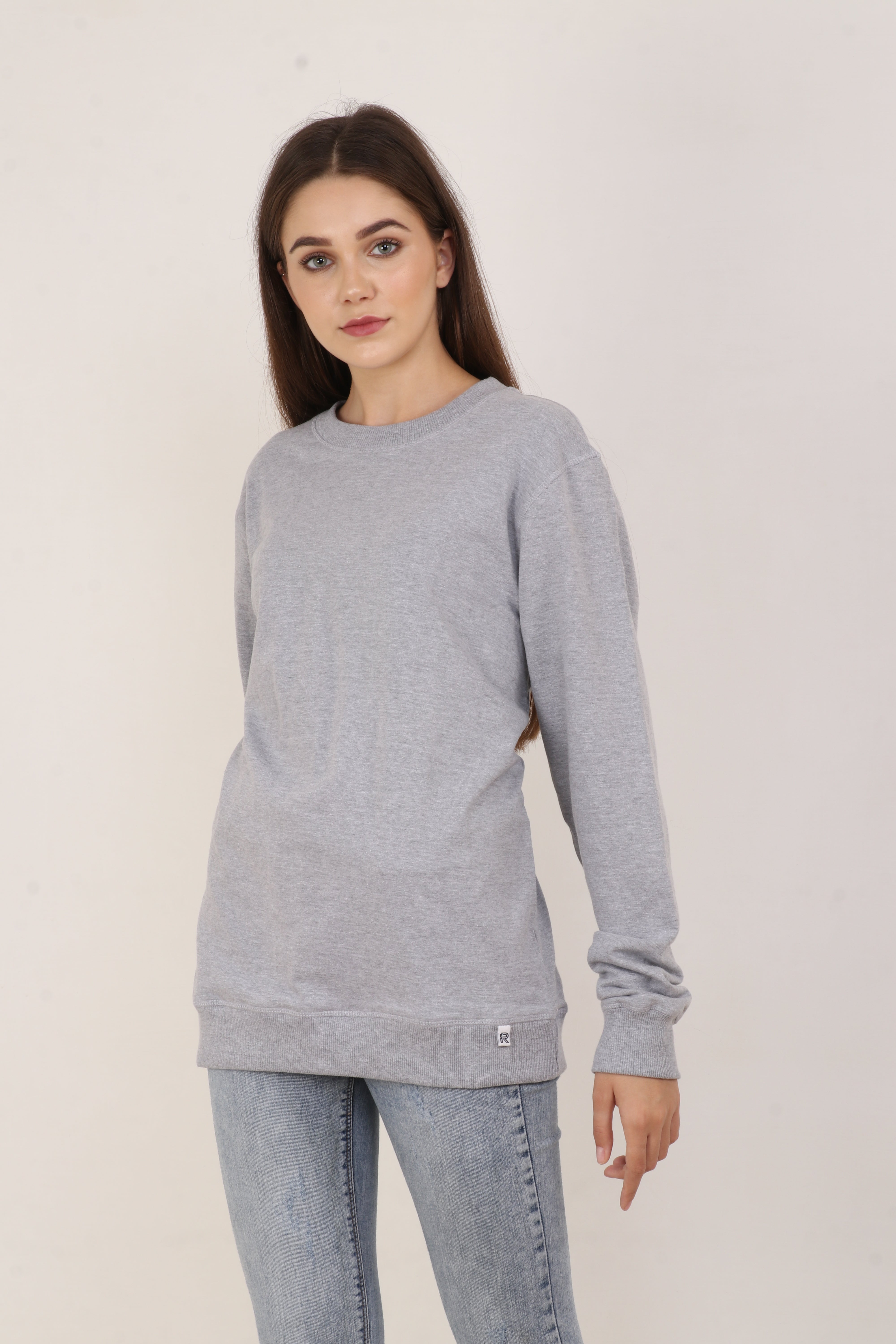 BarelyStylish Women’s Oversized Sweatshirt - Grey