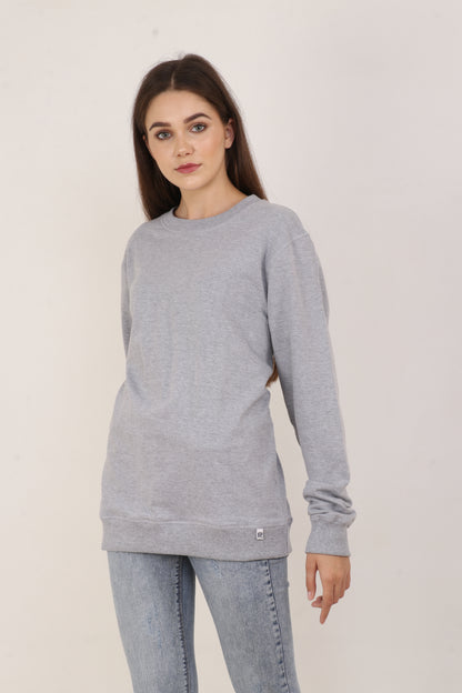 BarelyStylish Women’s Oversized Sweatshirt - Grey