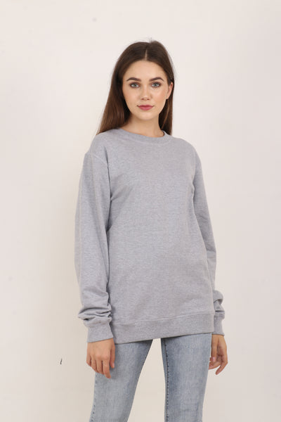 Best Grey Oversized Sweatshirt for Women by BarelyStylish