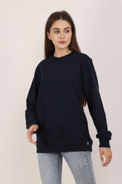 BarelyStylish Women’s Sweatshirt – Navy Classic