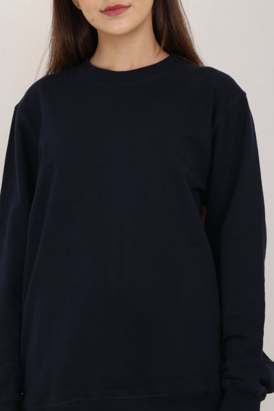 Originals Plain Blue Sweatshirt Collection for Women by BarelyStylish
