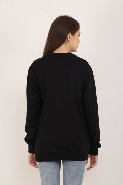 BarelyStylish Women’s Sweatshirt – Pitch Black