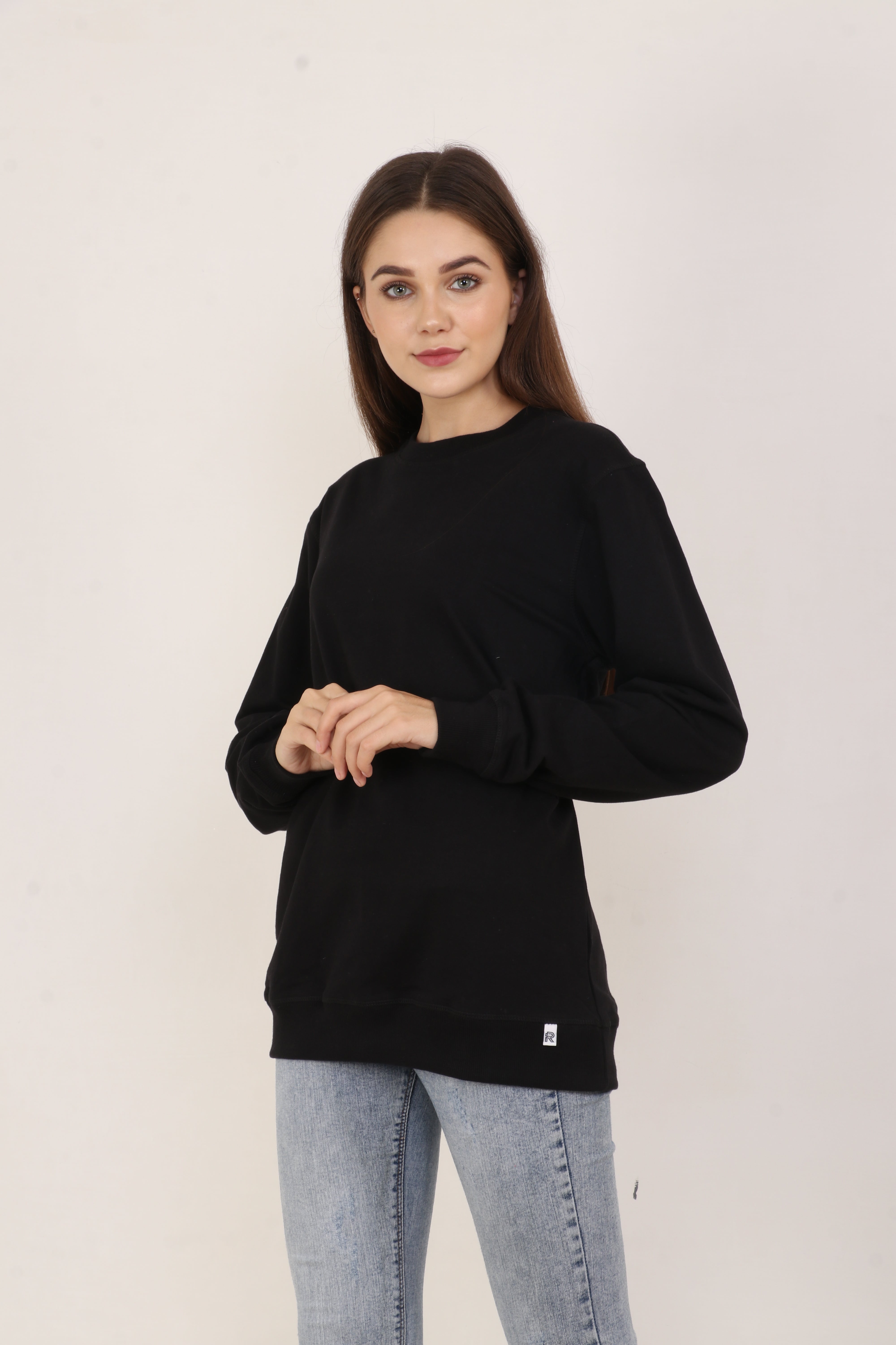 BarelyStylish Women’s Sweatshirt – Pitch Black