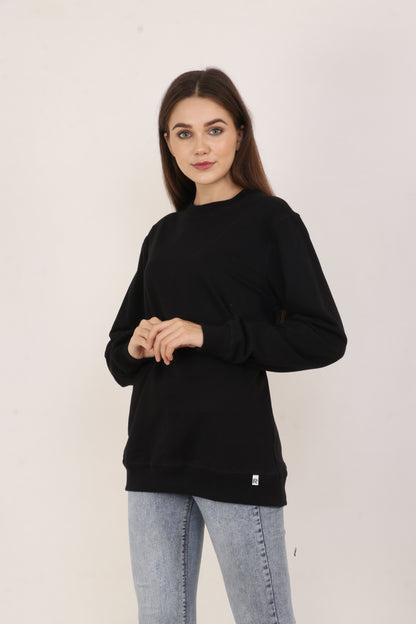 BarelyStylish Women’s Sweatshirt – Pitch Black
