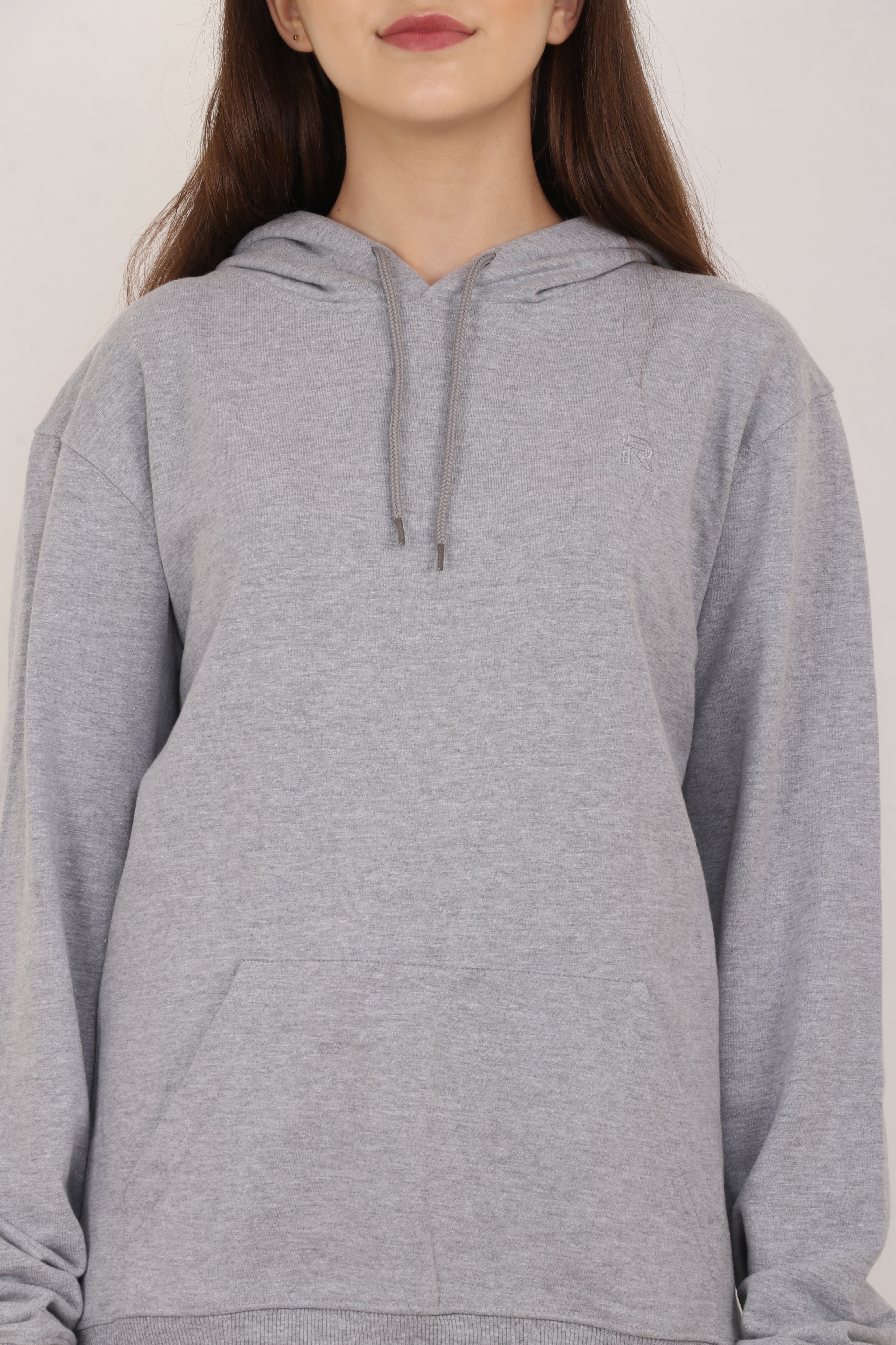 BarelyStylish Oversized Grey Hoodie – Classic
