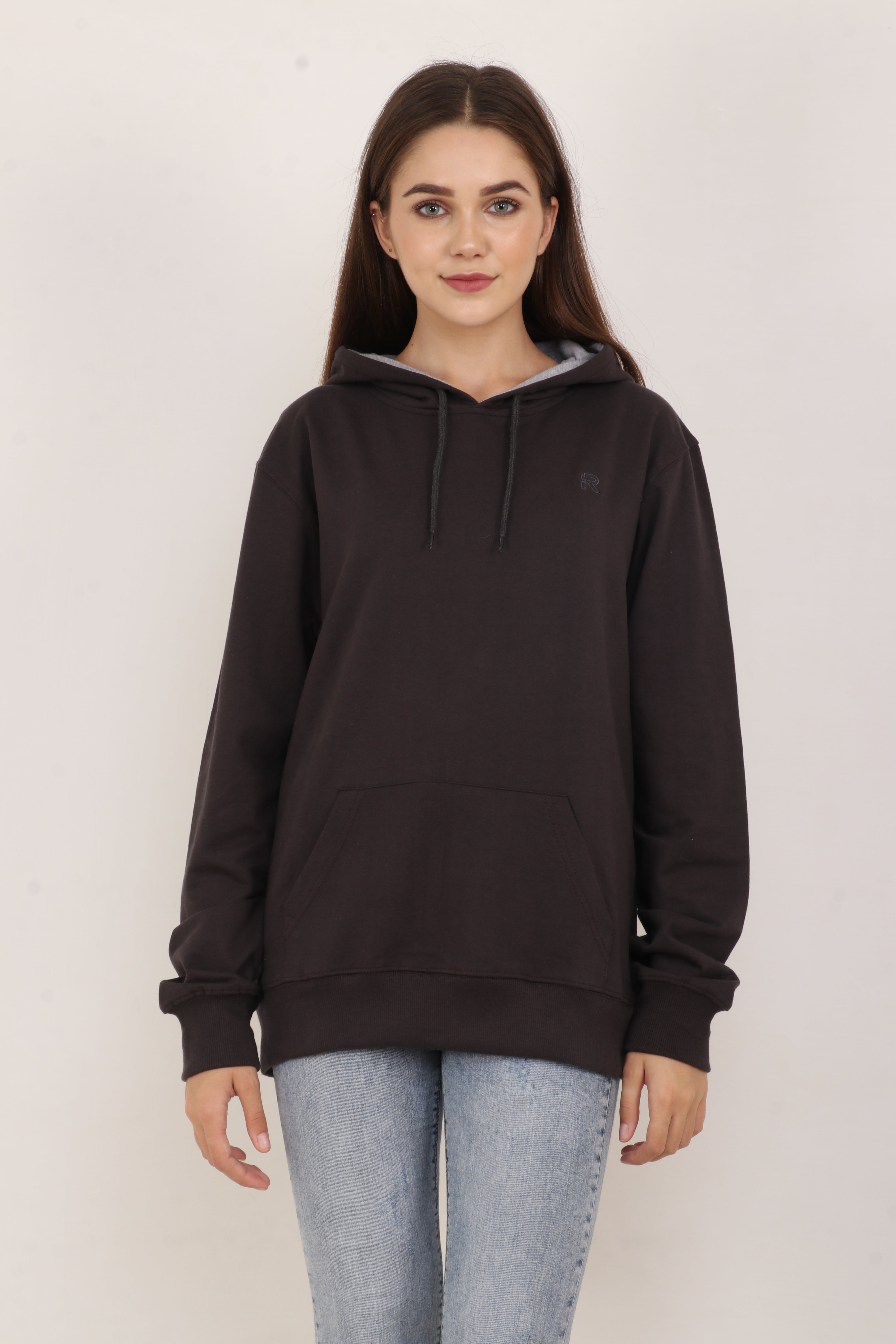 BarelyStylish Oversized Brown Hoodie – Originals