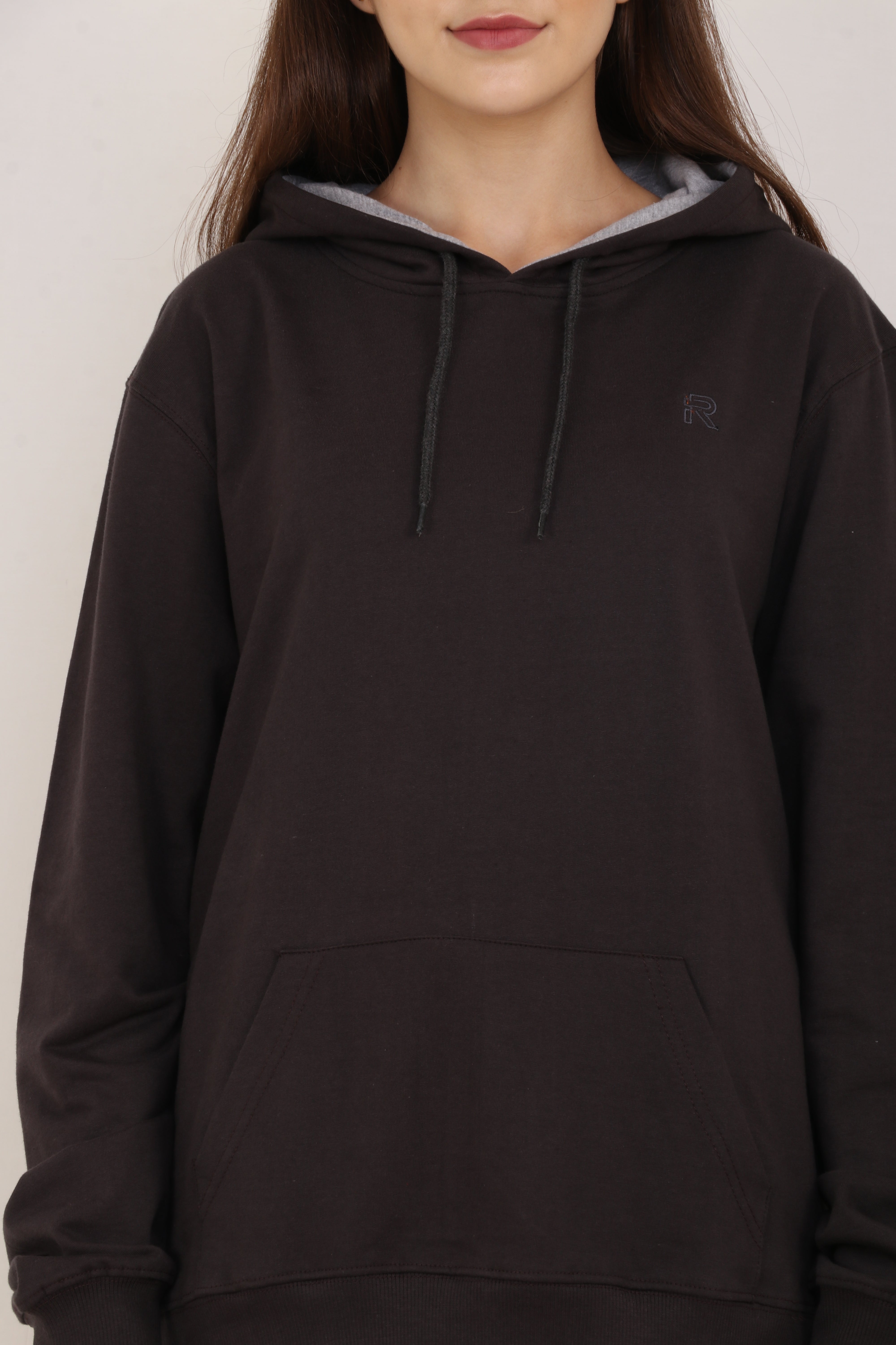 BarelyStylish Oversized Brown Hoodie – Originals