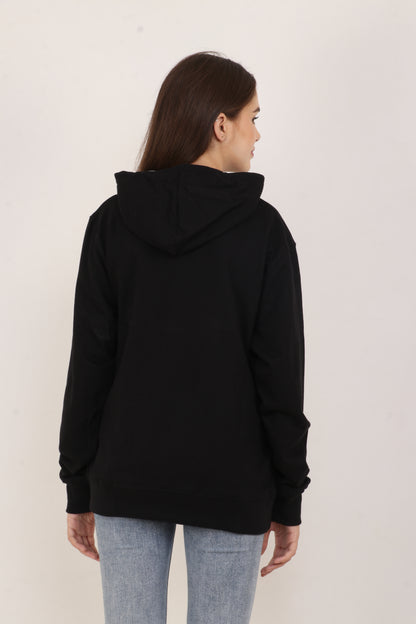 BarelyStylish Black Oversized Hoodie