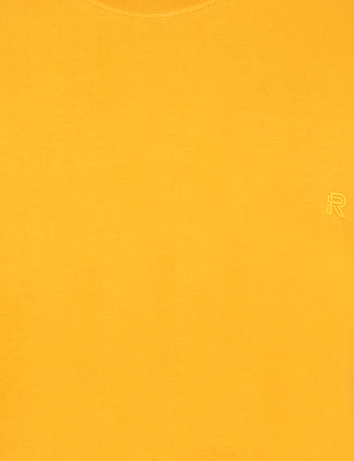 Mustard Yellow Cotton TShirt Closeup