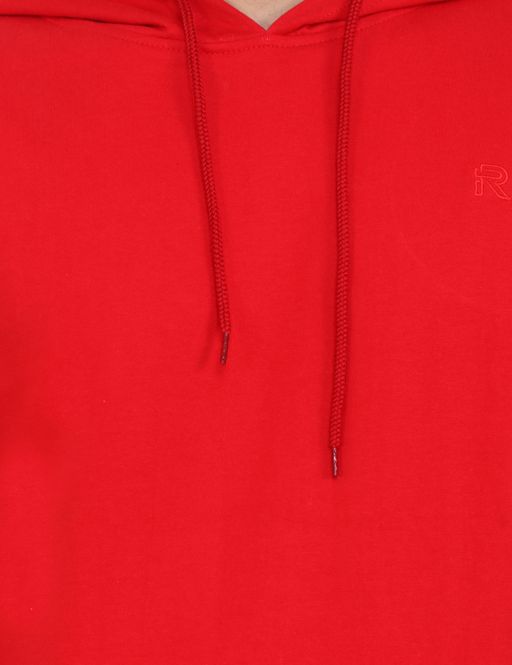 Crimson Red All weather cotton blend Hoodie