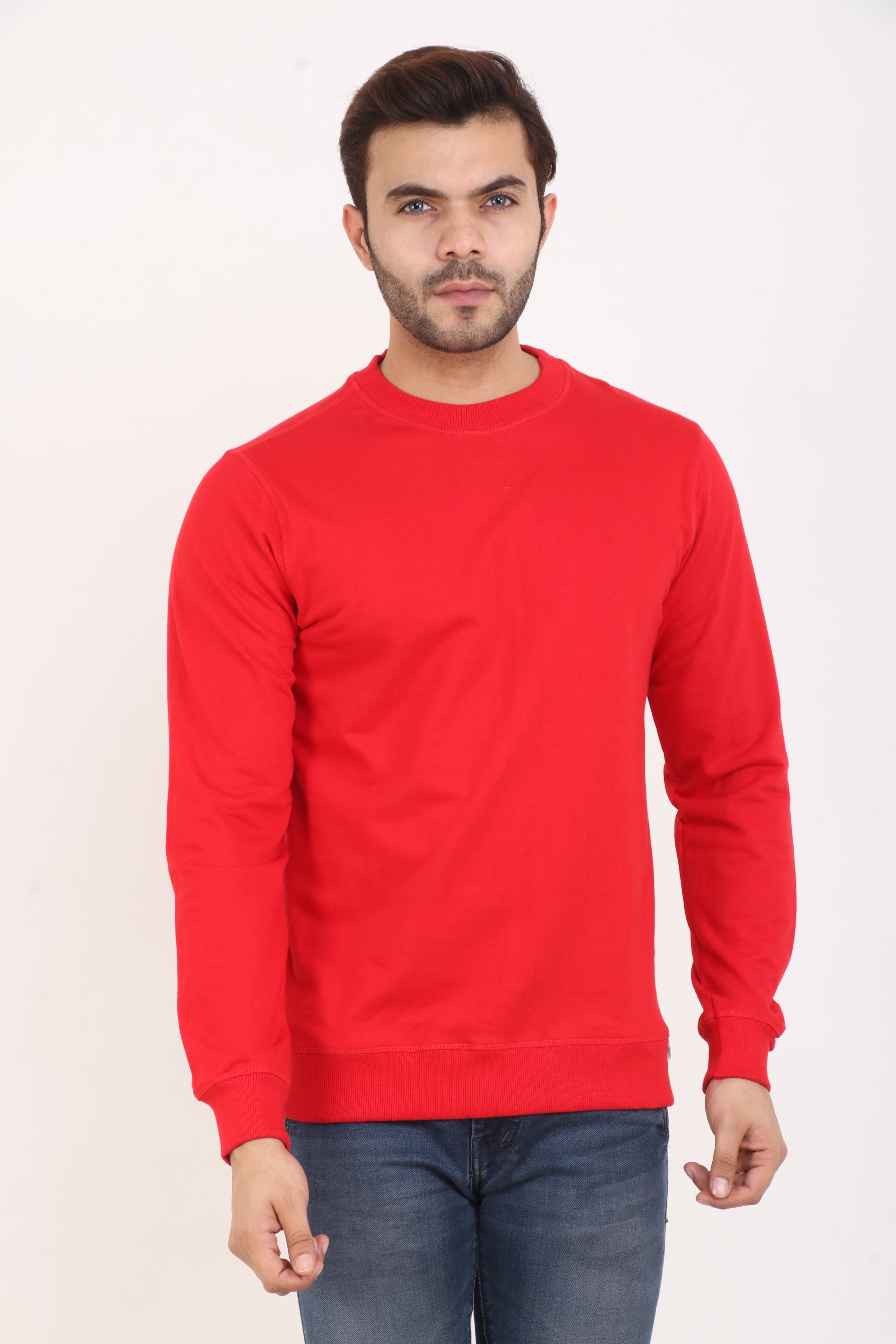 Crimson Red Full Sleeve Sweatshirt