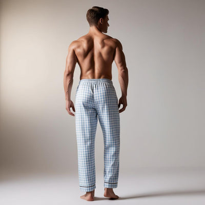 Back View of Men's Sleepwear Lower