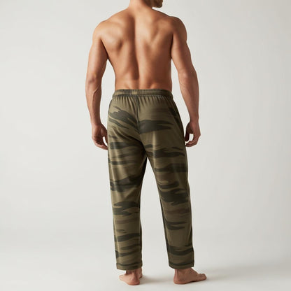 Men’s Daily Wear Military Camouflage Cotton Pyjamas by BarelyStylish | Relaxed Fit Home & Sleepwear with Pockets