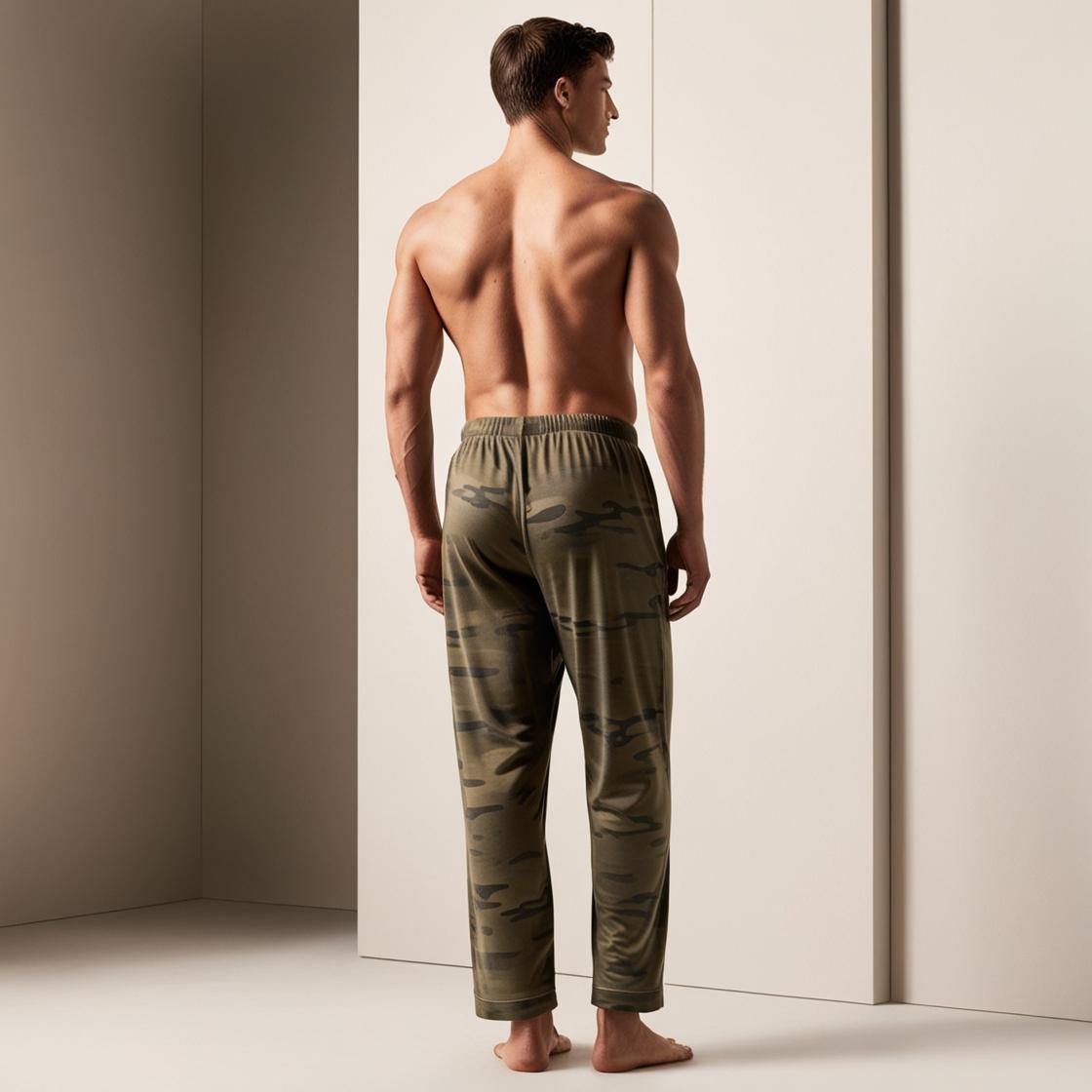 Men’s Daily Wear Military Camouflage Cotton Pyjamas by BarelyStylish | Relaxed Fit Home & Sleepwear with Pockets