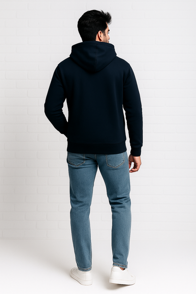 Blue Premium Winter Hoodie for Men