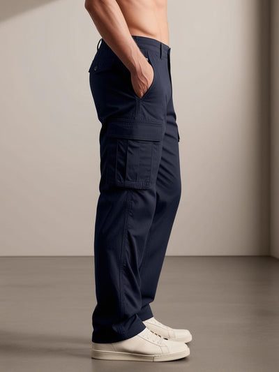 Men’s Utility Cargo Pants – Navy Blue Versatile, Durable, and On-Trend