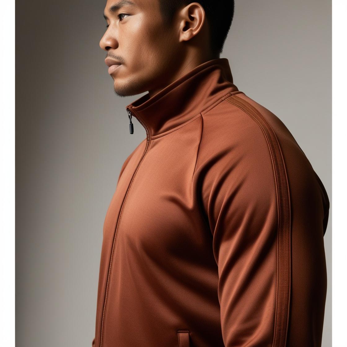 BarelyStylish Men’s Tracksuit | Rusty Brown | Premium Soft Fabric for All-Day Wear