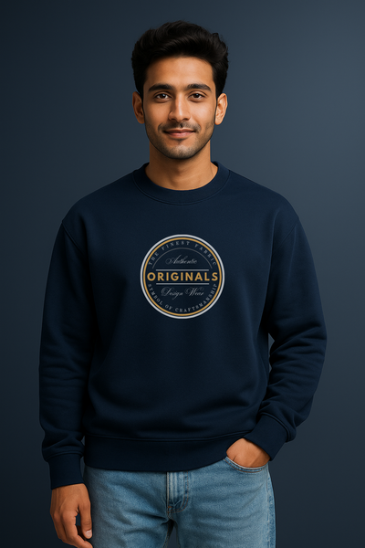 Men's Original Navy Blue Sweatshirt