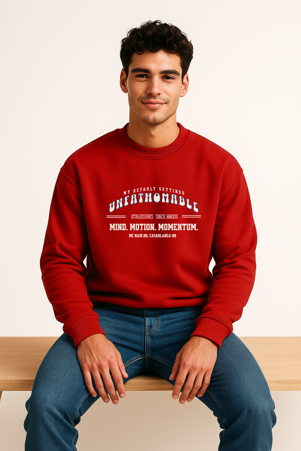 Premium Fleece Cotton Sweatshirt for Men | Unfathomable
