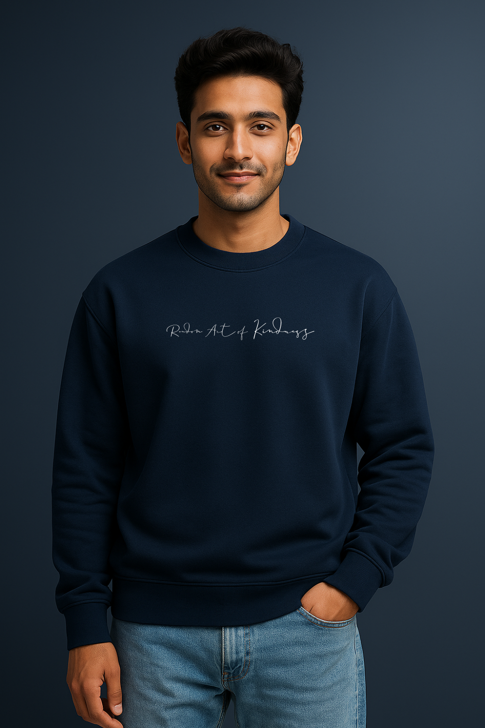 Premium Fleece Cotton Sweatshirt for Men | Random Act of Kindness