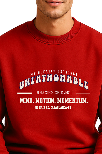 Premium Fleece Cotton Sweatshirt for Men | Unfathomable