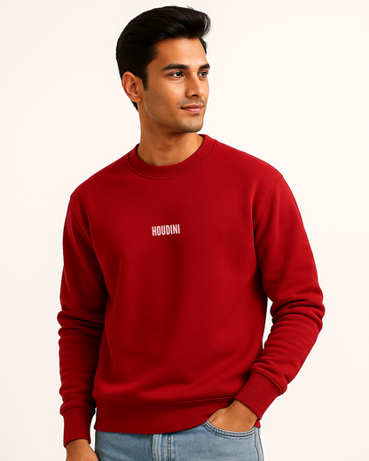 Premium Fleece Cotton Sweatshirt for Men | Houdini