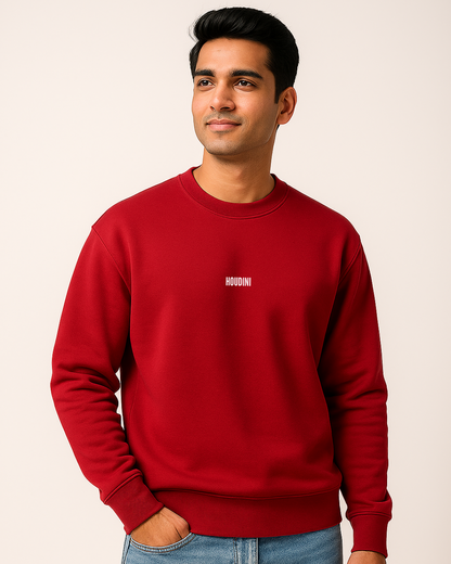 Premium Fleece Cotton Sweatshirt for Men | Houdini