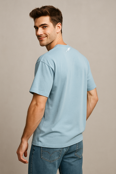 Men's Premium Cotton Oversized T-Shirt – Minimal Street Style | BarelyStylish