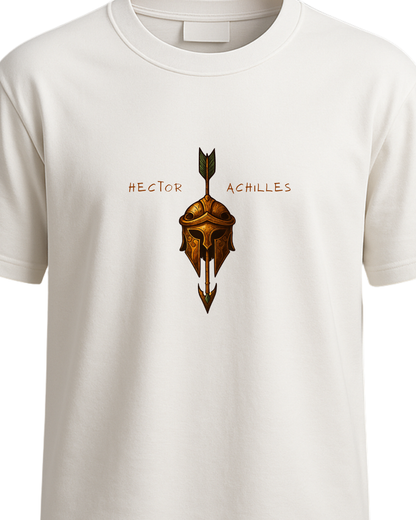 Men's Premium Cotton Blend Crewneck | Hector Vs Achiles