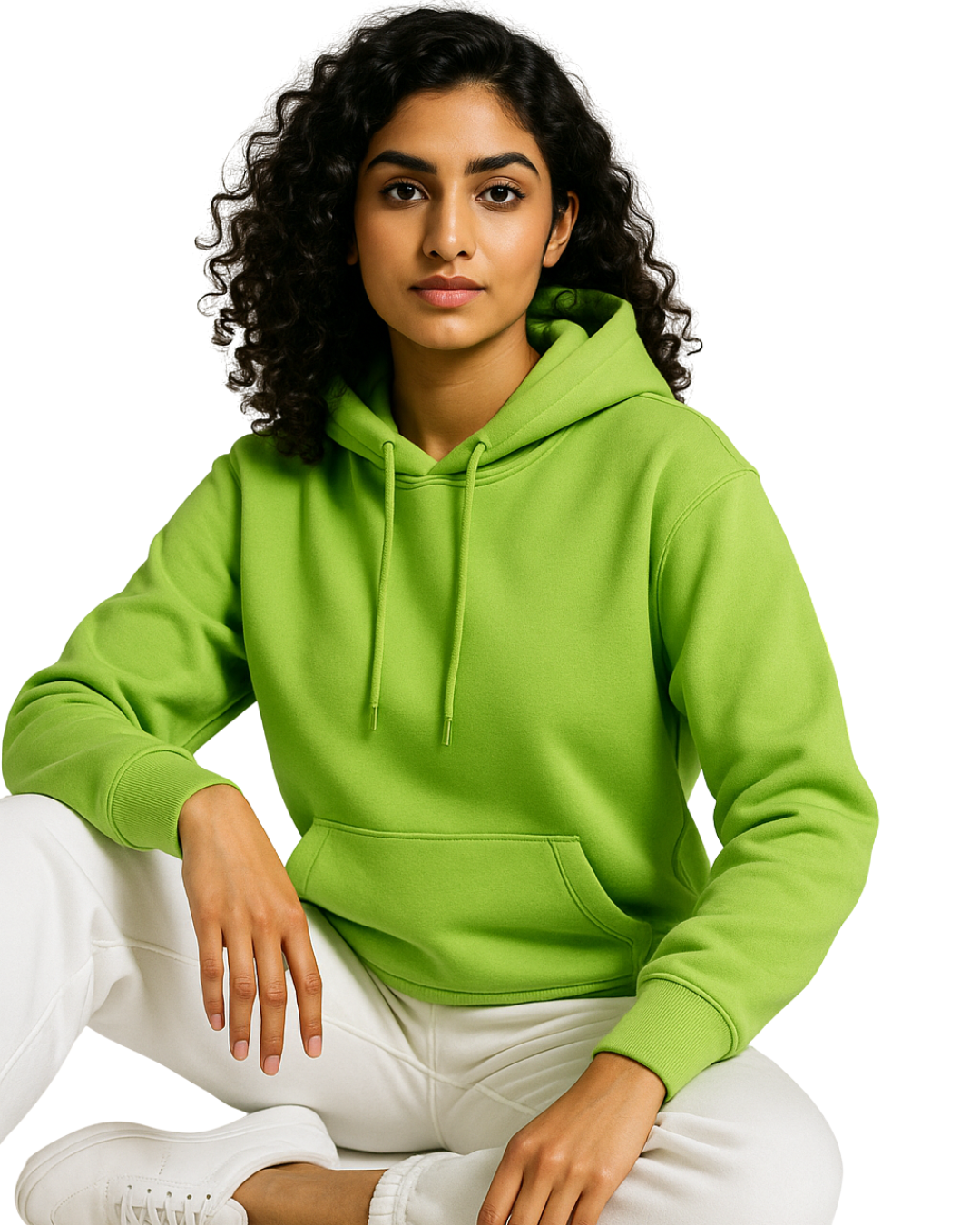 Women’s Oversized Hoodie – Vibrant Green