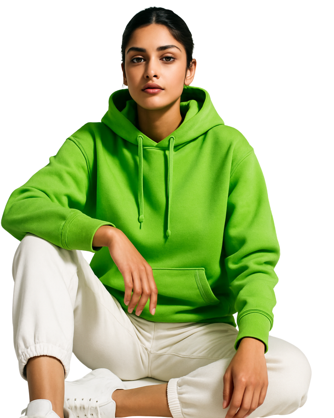 Women’s Oversized Hoodie – Vibrant Green