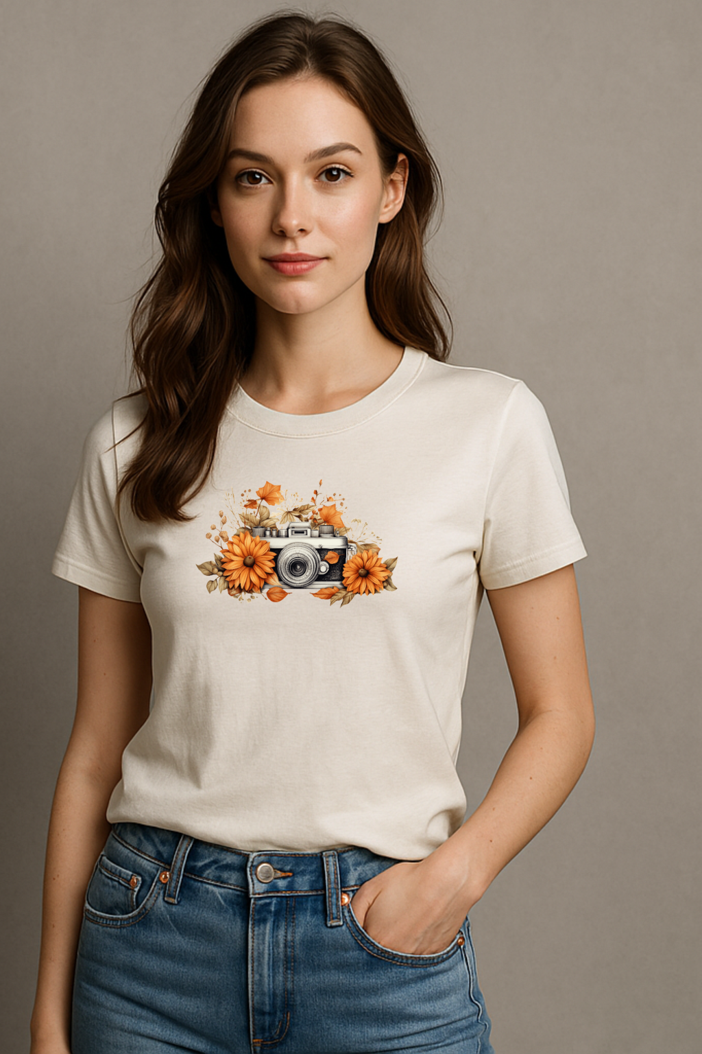 Women’s Premium Crew Neck T-Shirt – Minimalist Fit, All-Day Comfort